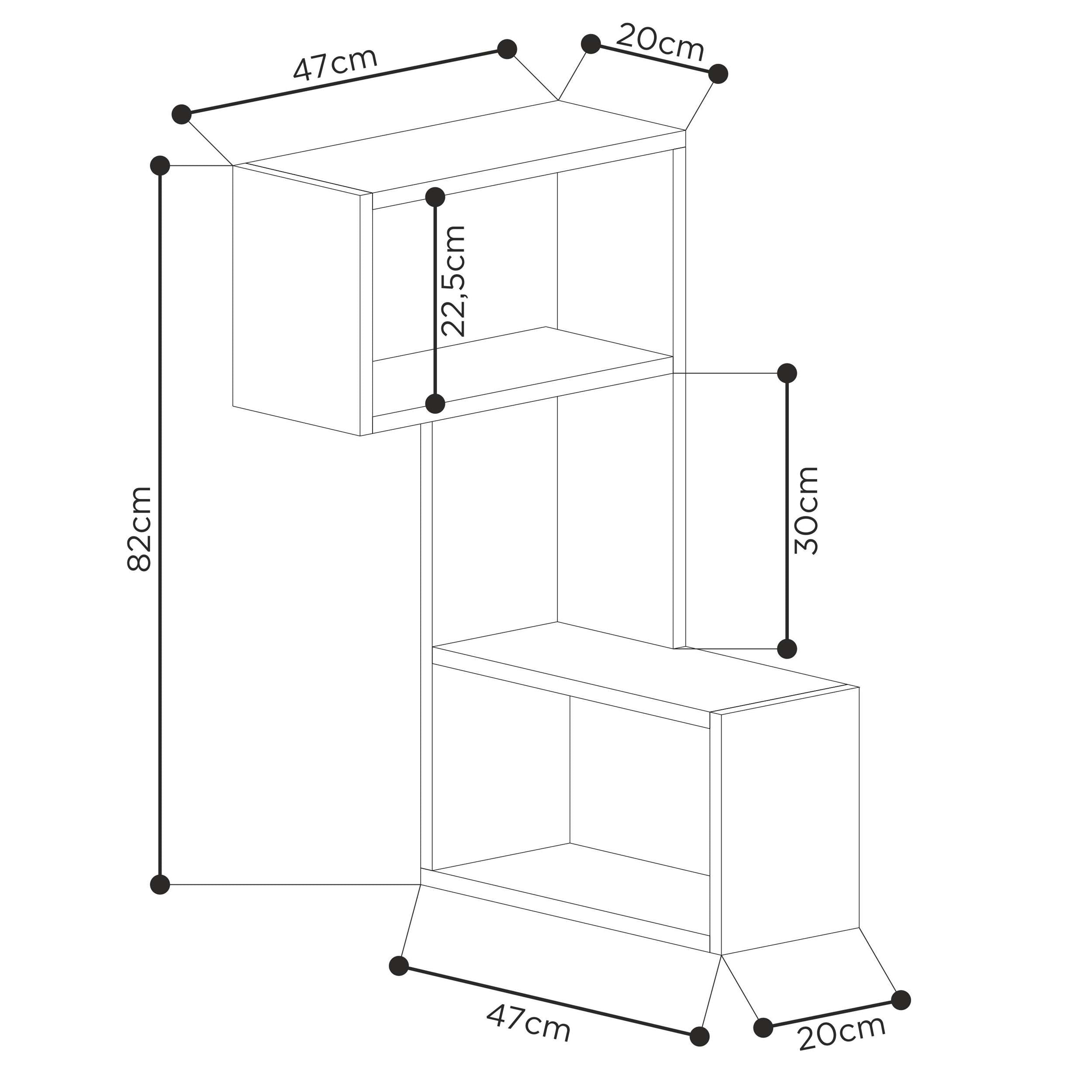 Part Corner Shelf - Anthracide - 5