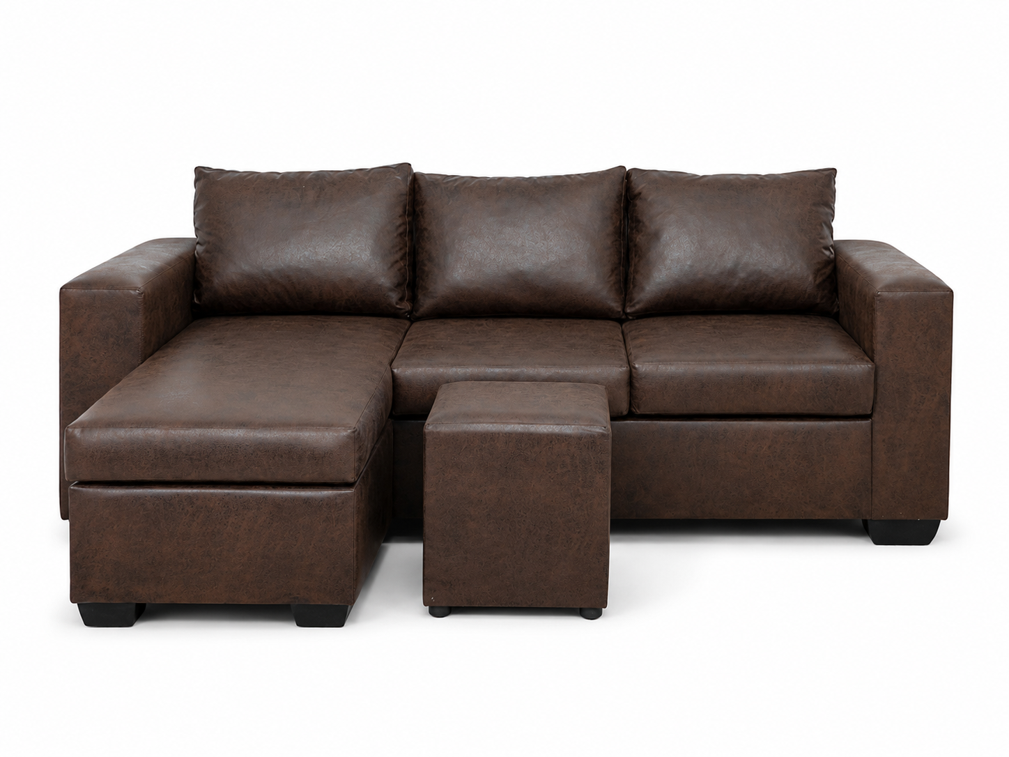 Andre 3 Seater Sofa - Buffalo Brown - Front