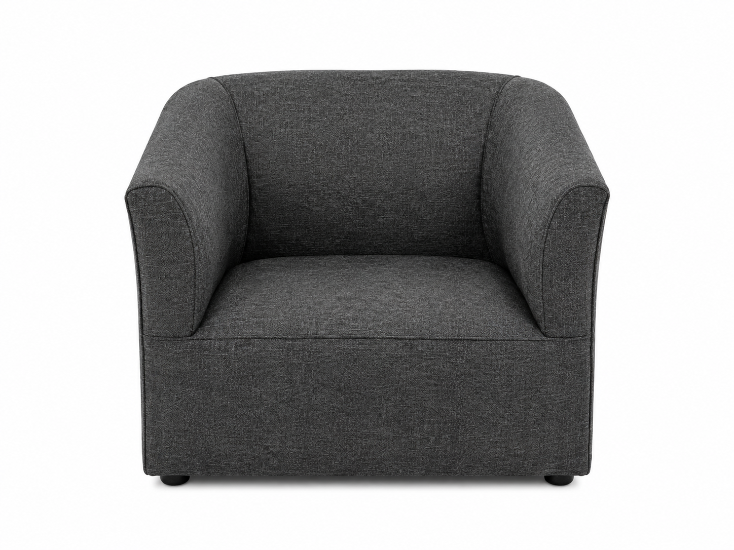 Prince Tub Chair - Charcoal - Studio shot