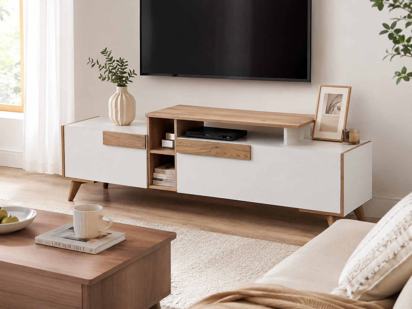 Mykonos TV Stand - Lifestyle