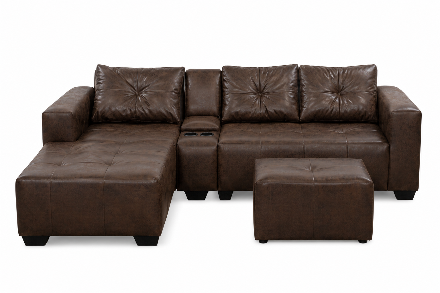 Chelsea Sofa - Left Hand Buffalo Brown - Studio shot