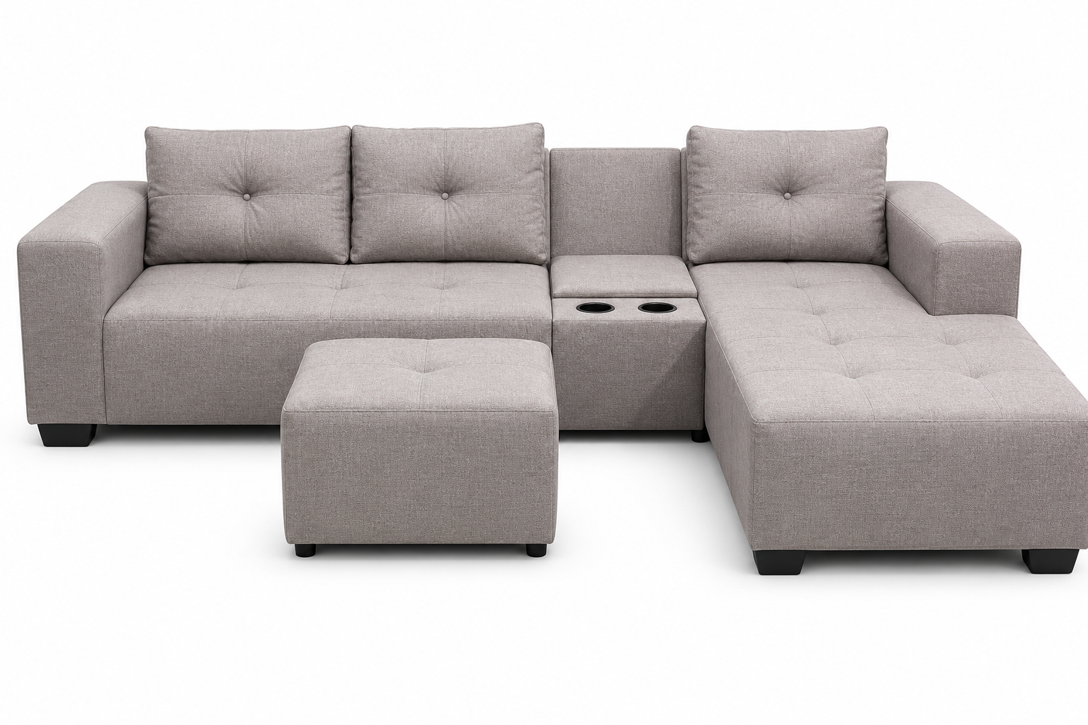 Chelsea Sofa - Right Hand Grey - Studio shot