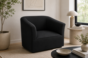 Prince Tub Chair - Black - Lifestyle