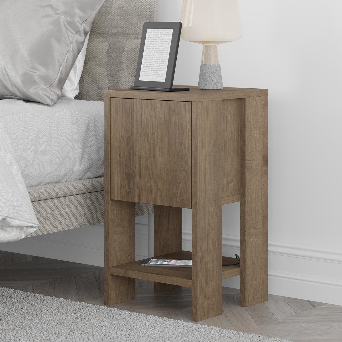 Ema Nightstand - Walnut - 2