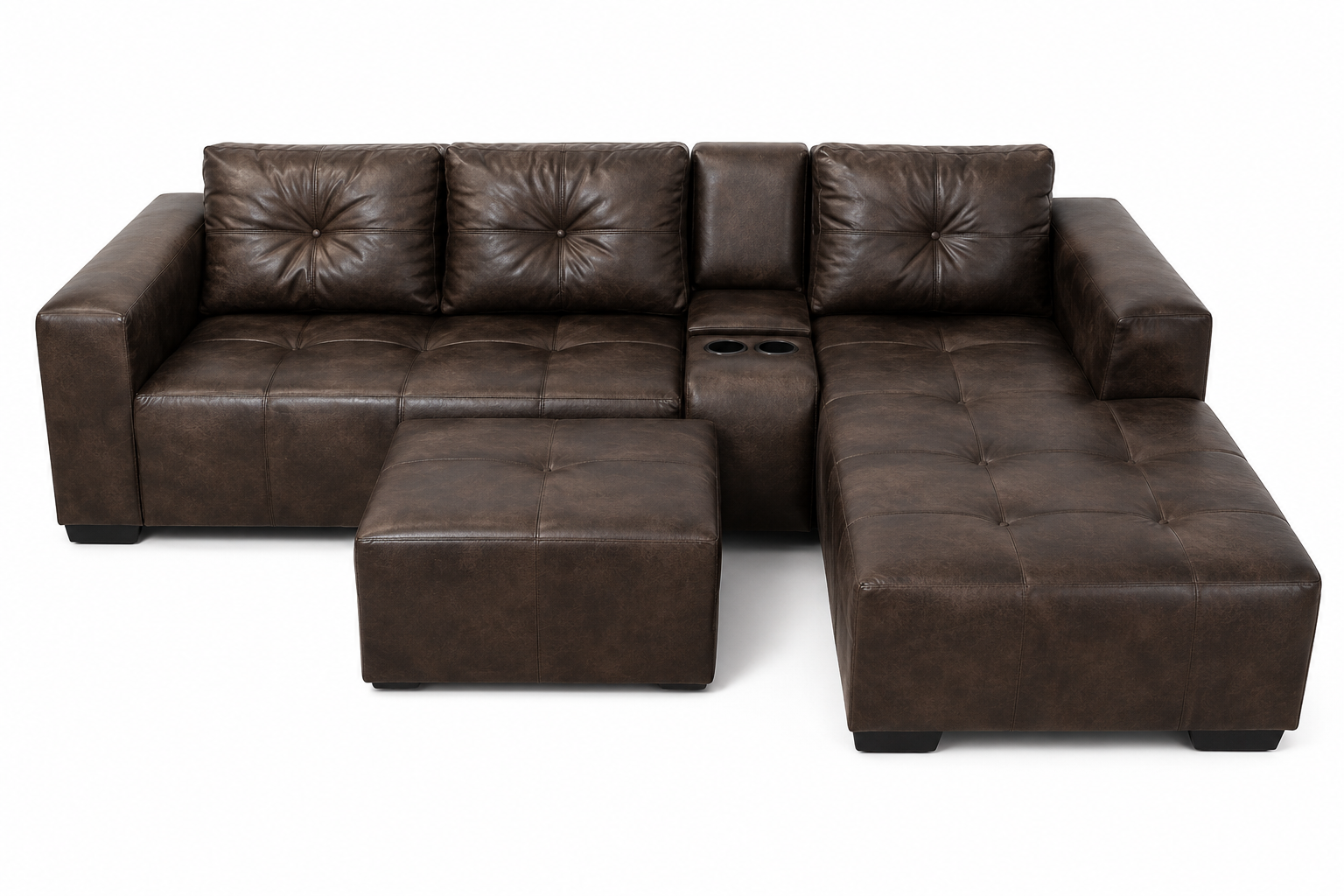 Chelsea Sofa - Right Hand Buffalo Brown - Studio shot