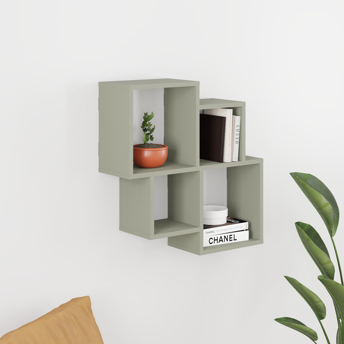 Oyo Wall Shelf - Ash Green - 2