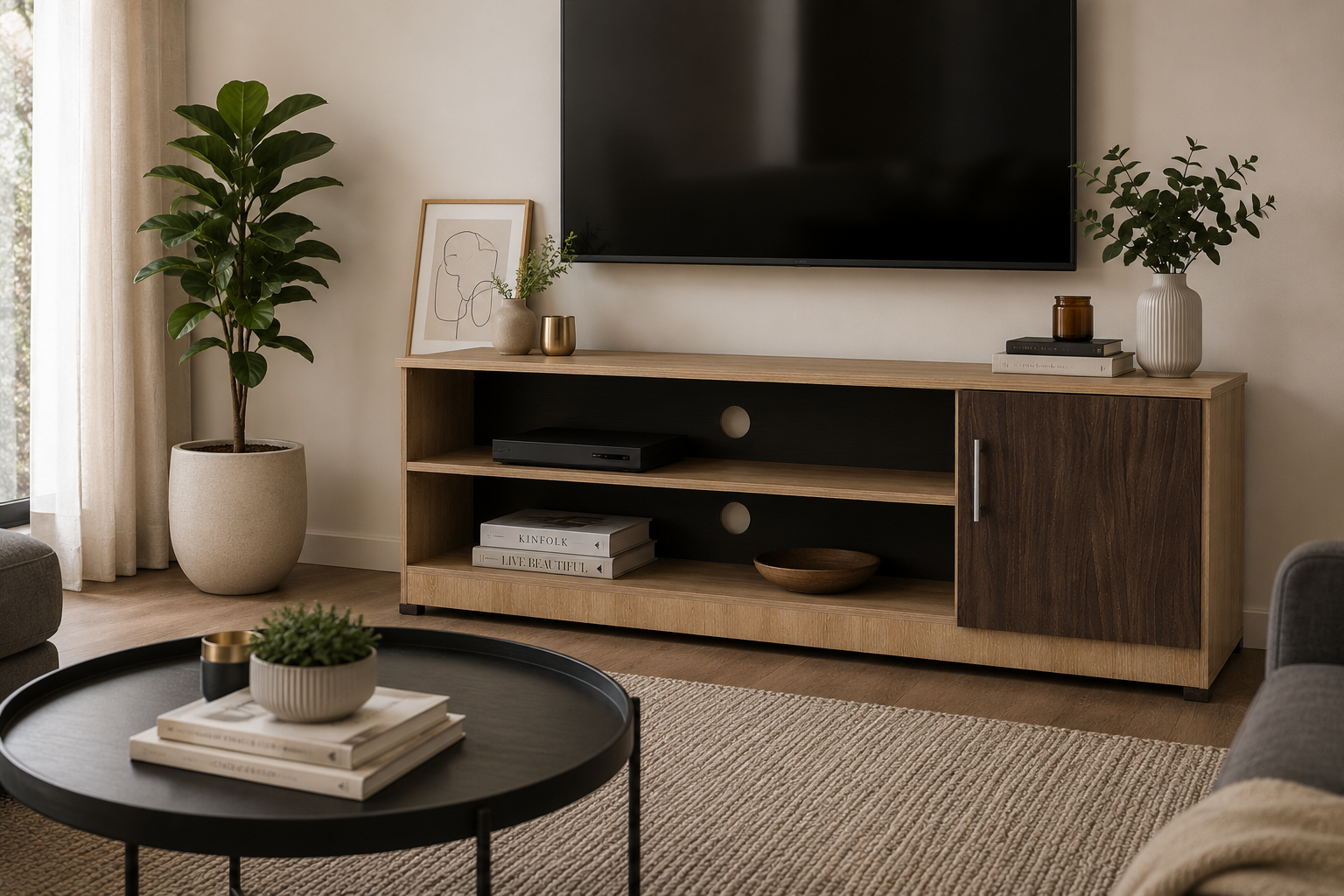 Boston TV Stand - Lifestyle