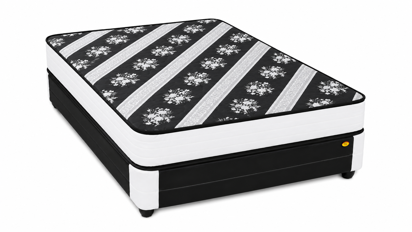 Europa 5 Star Foam Mattress and Base - Single - Studio shot