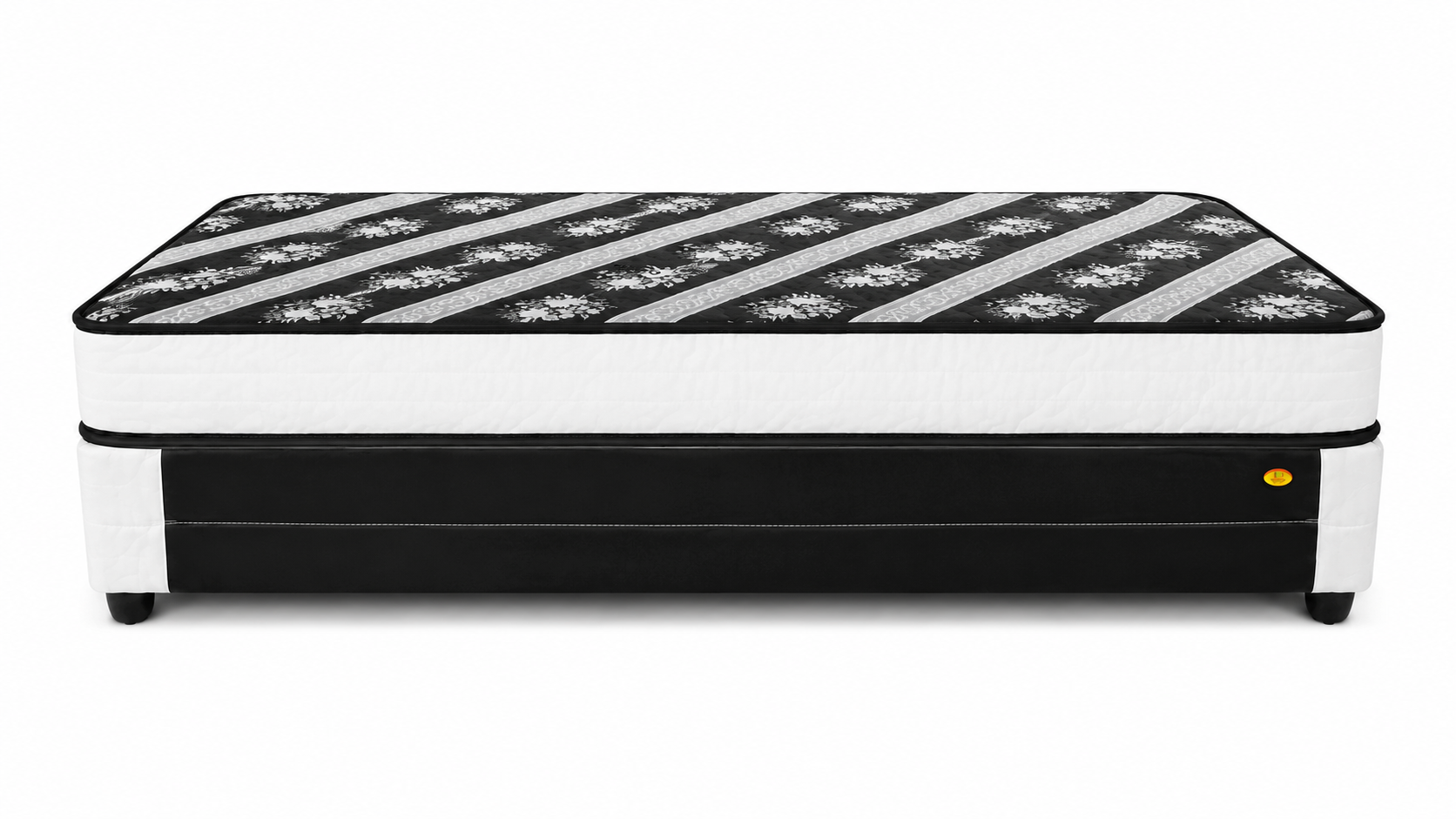 Europa 5 Star Foam Mattress and Base - Queen - Side view