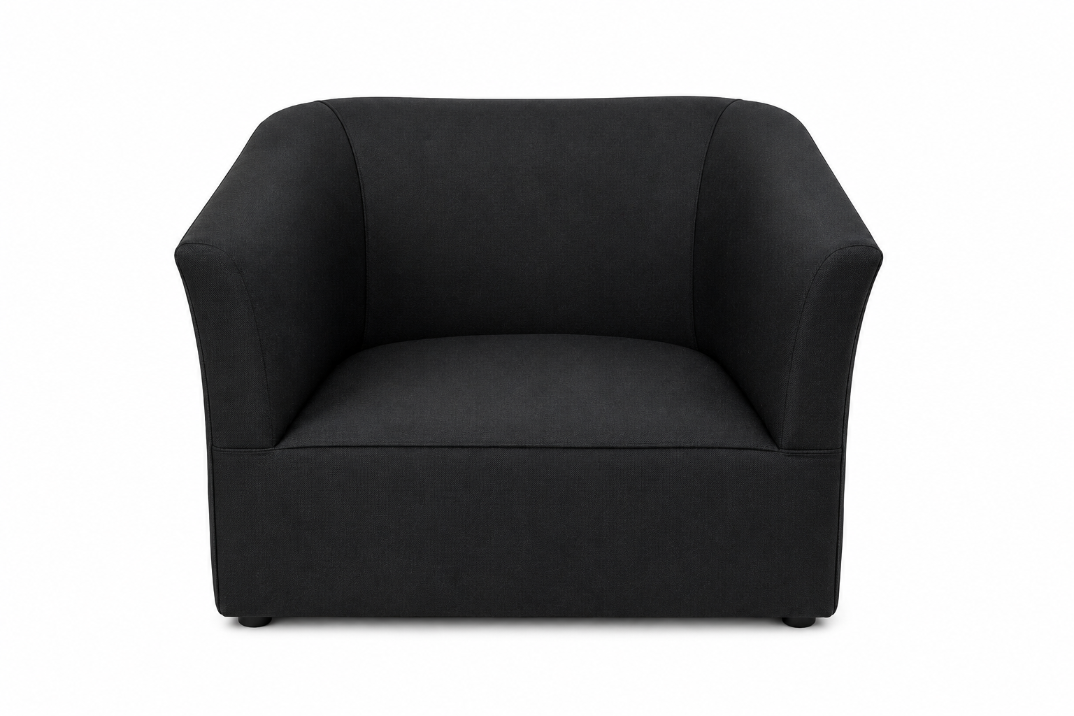 Prince Tub Chair - Black - Studio shot