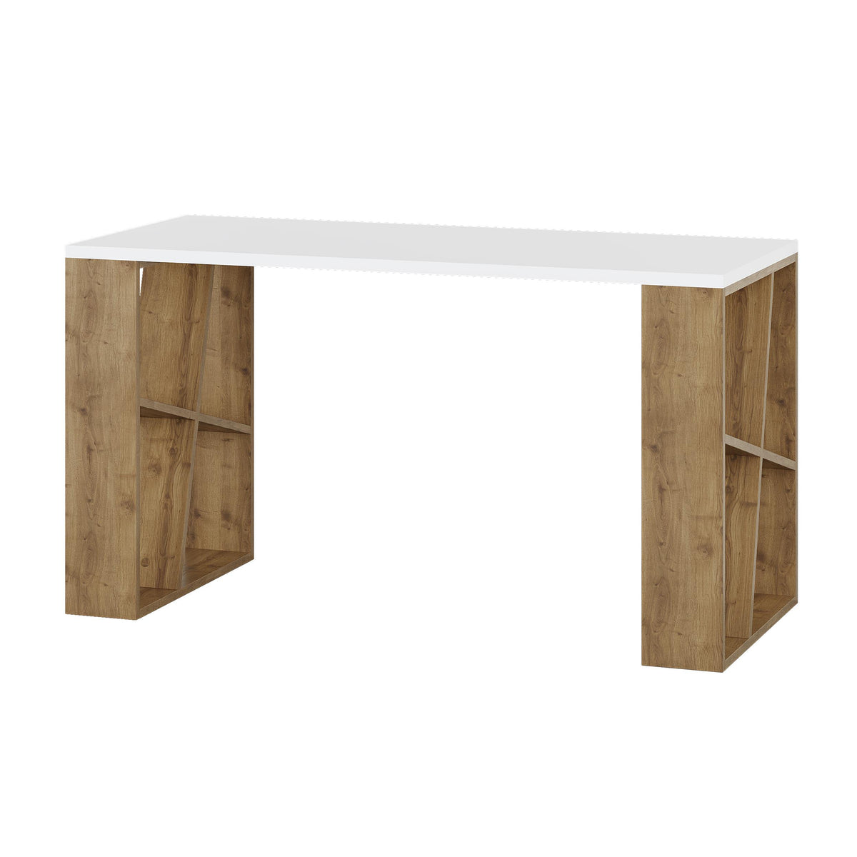Honey Office Desk - Walnut - 2