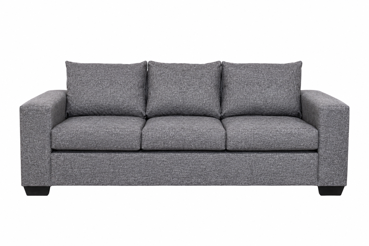 Jody 3 Seater Sofa - Charcoal - Studio shot