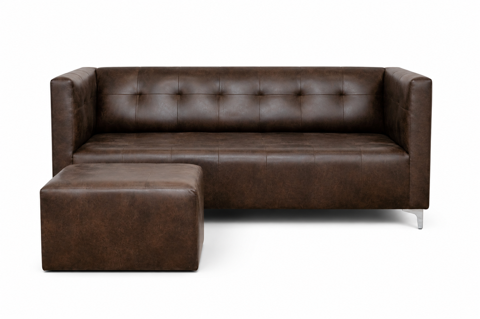 George 3 Seater Sofa - Buffalo Brown - Studio shot