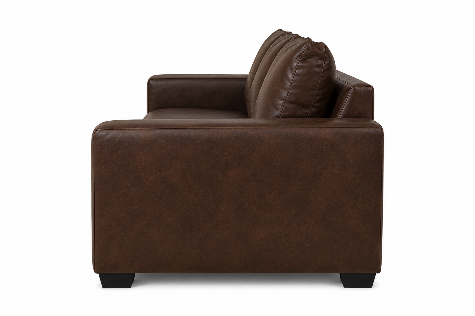 Jody 3 Seater Sofa - Buffalo Brown - Side view