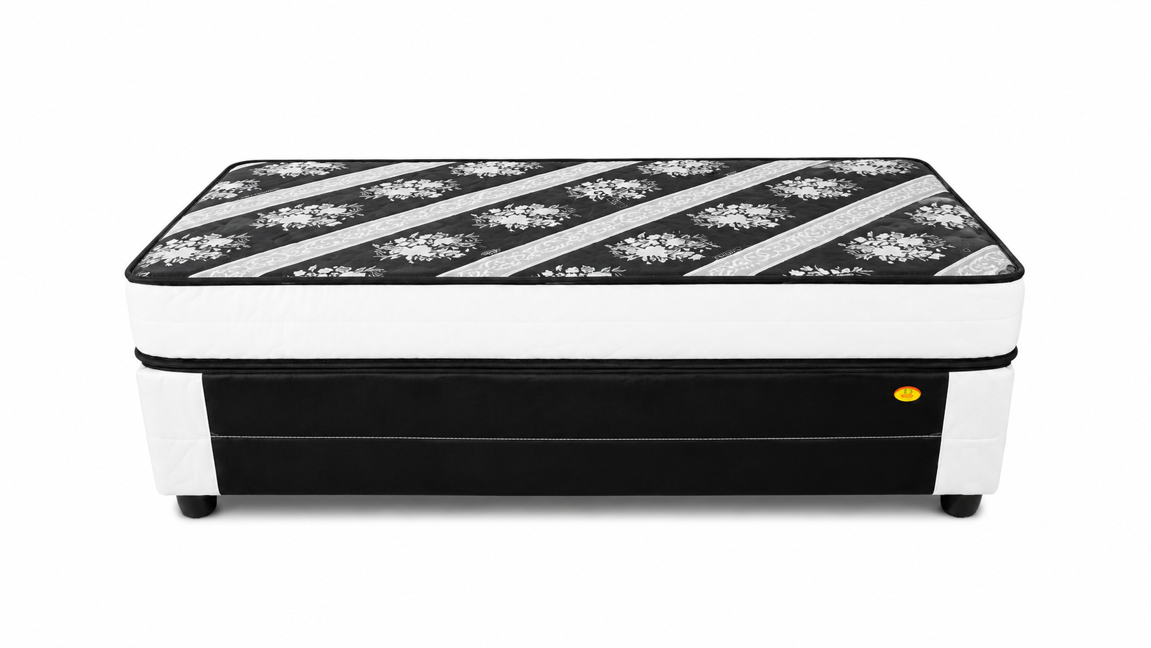 Europa 5 Star Foam Mattress and Base - Double - Side view