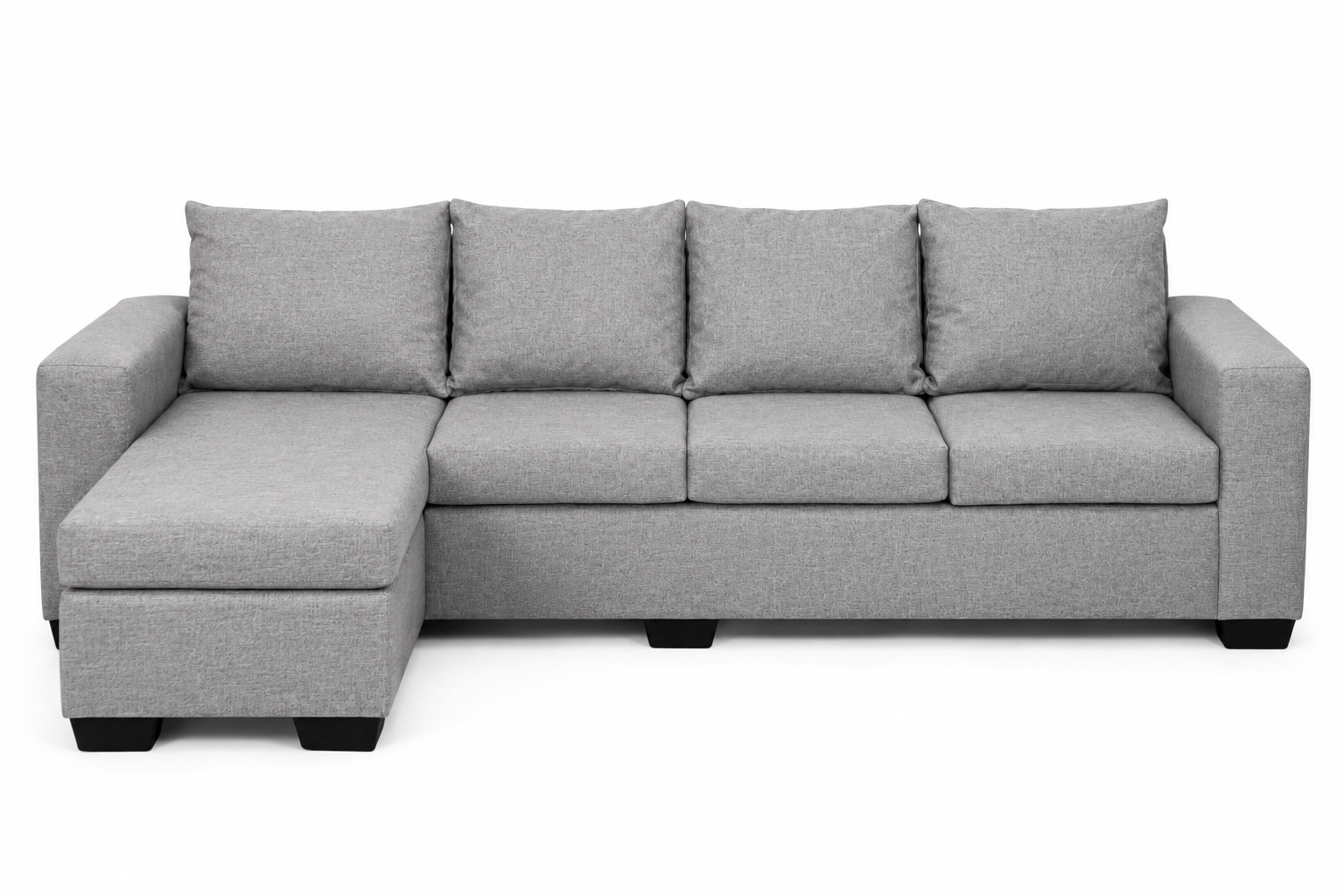 Jojo 4 Seater Sofa - Grey - Studio shot