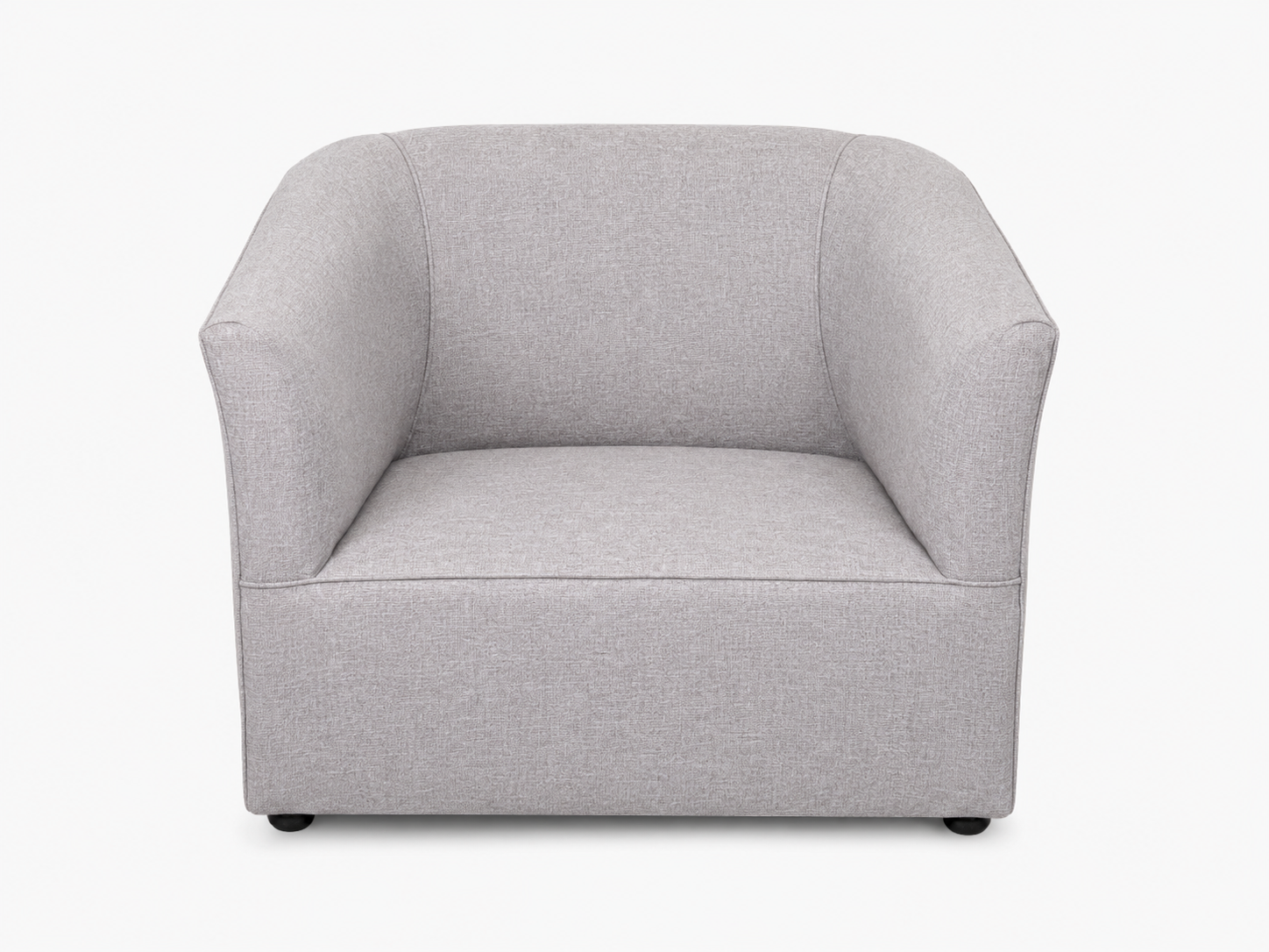 Prince Tub Chair - Grey - Studio shot