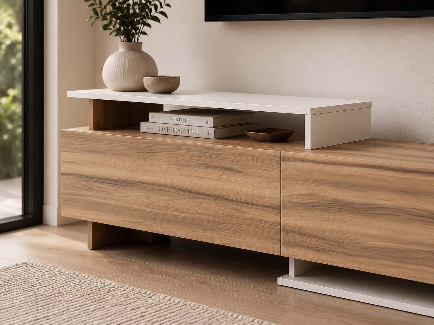 Antalya TV Stand - Close up