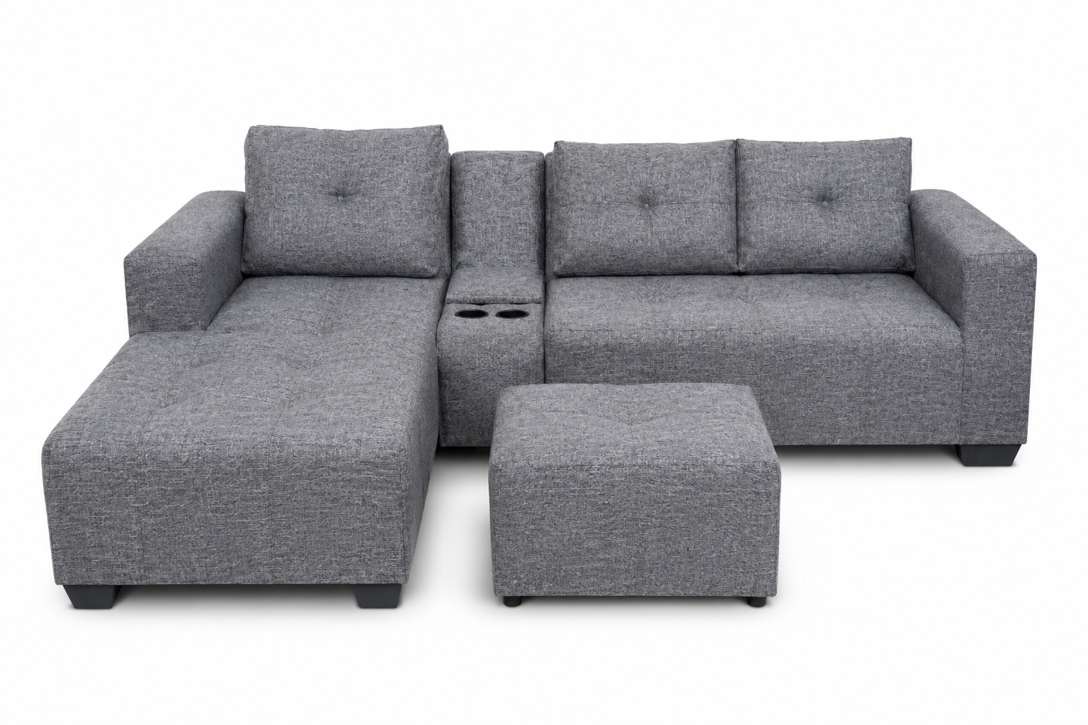 Chelsea Sofa - Left Hand Charcoal - Studio shot