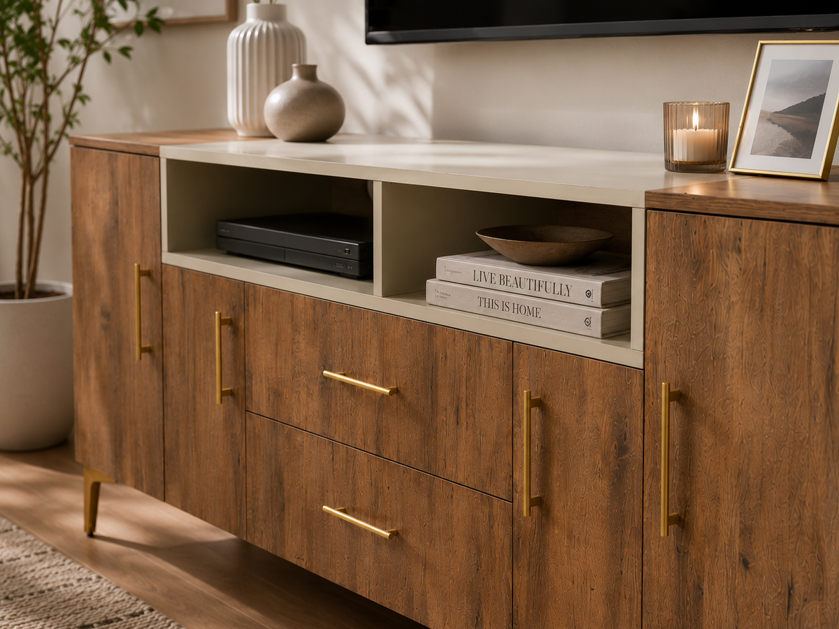 Venice TV Stand - Lifestyle close up