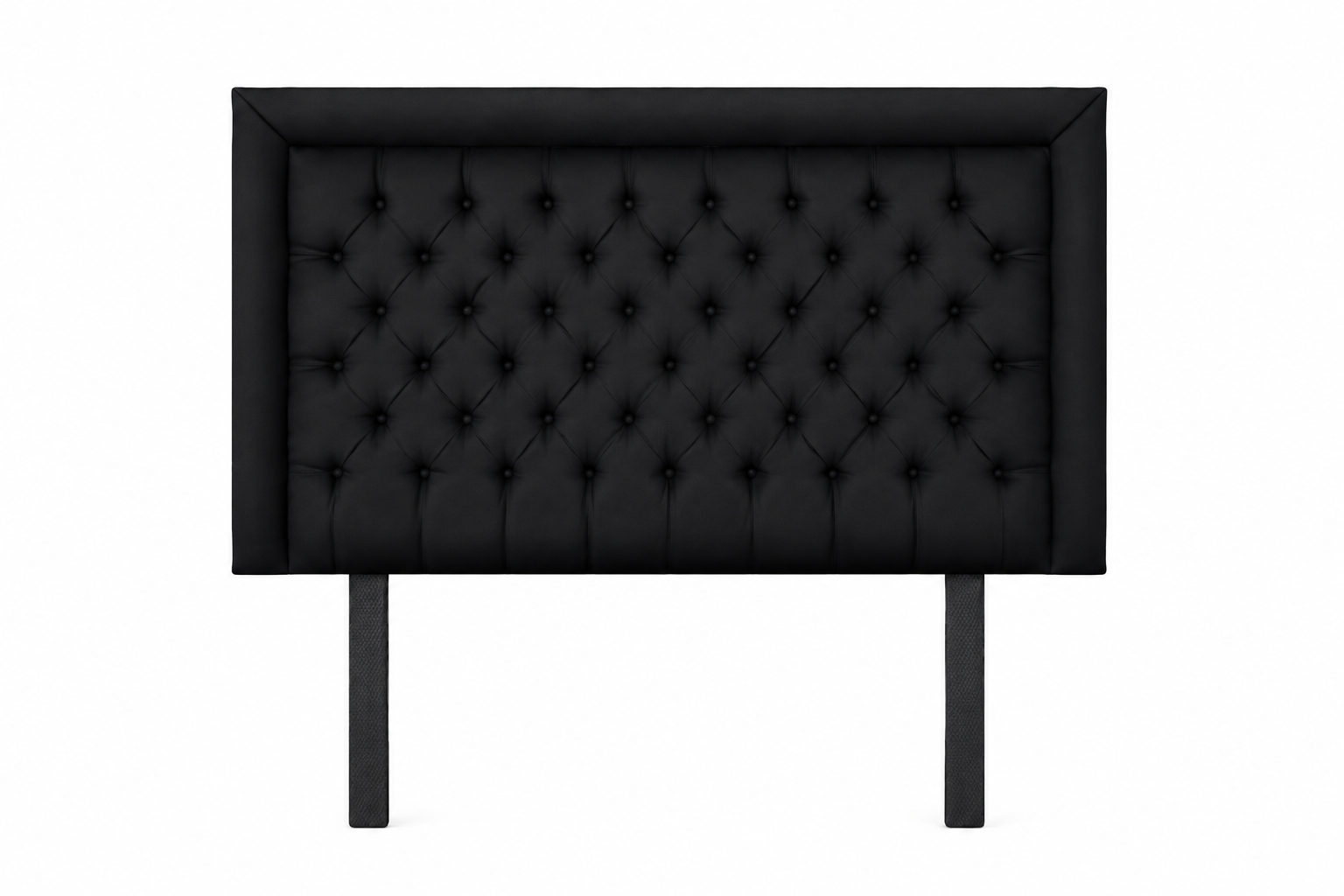 Nadine Headboard - Black - Studio shot