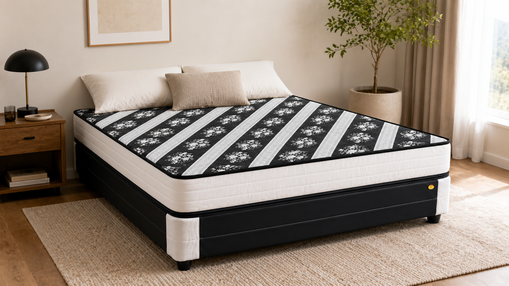 Europa 5 Star Foam Mattress and Base - Queen - Lifestyle