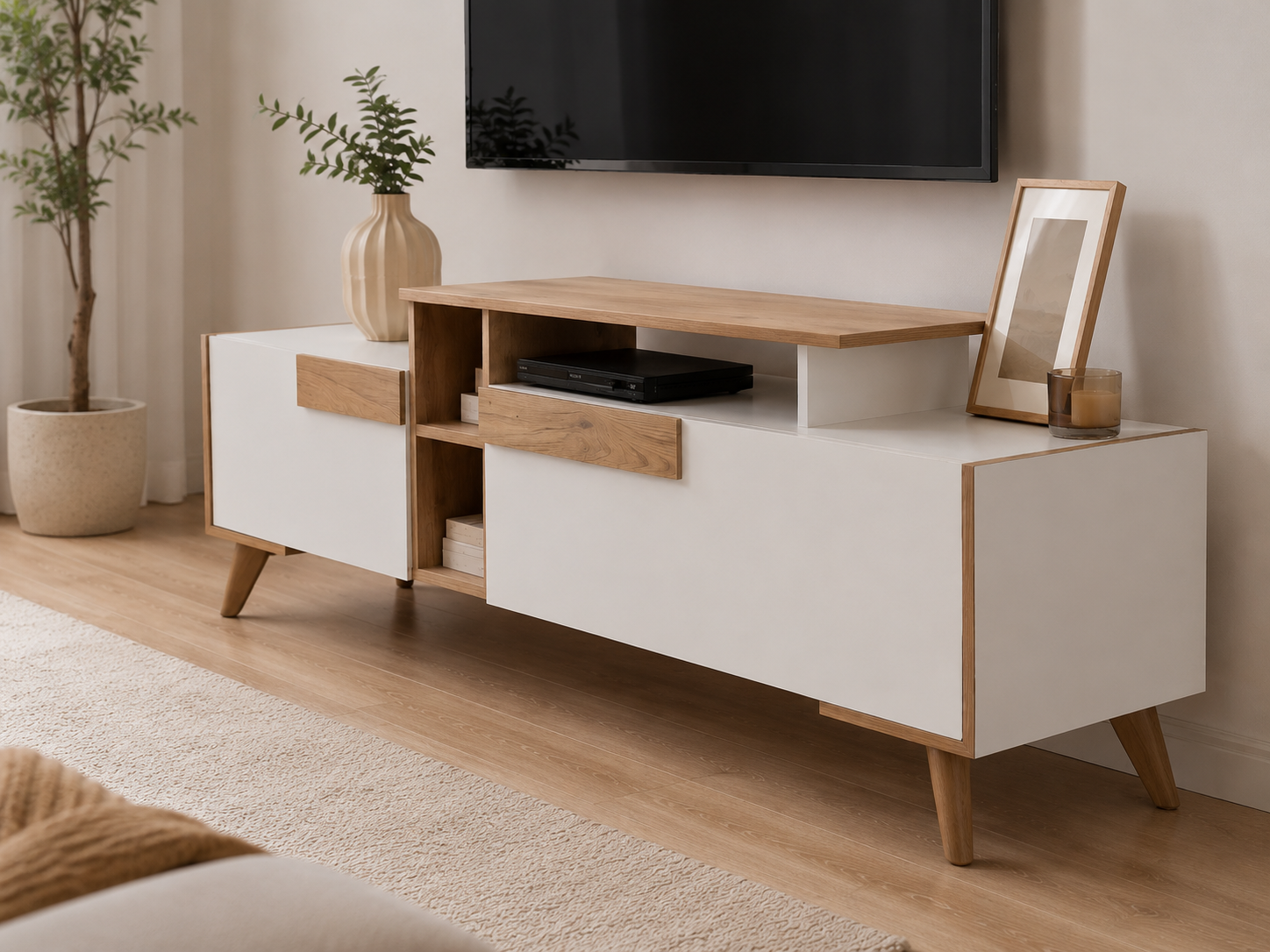 Mykonos TV Stand - Side view