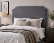 Jonathan Headboard - Grey Velvet - Lifestyle