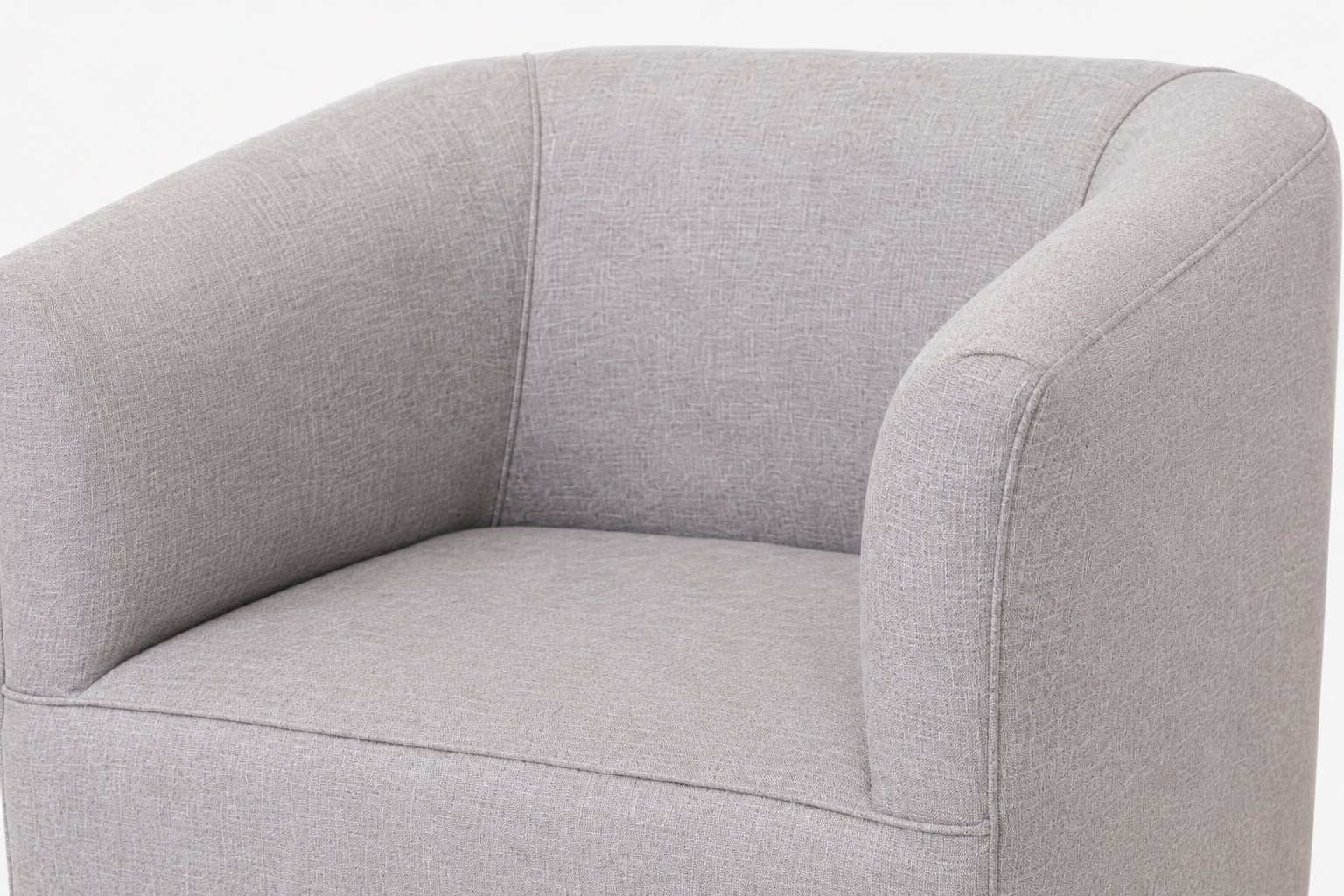 Prince Tub Chair - Grey - Close up