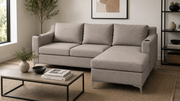 Charlie Corner Couch - Grey - Lifestyle