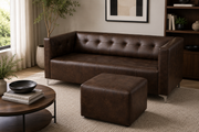 George 3 Seater Sofa - Buffalo Brown - Lifestyle