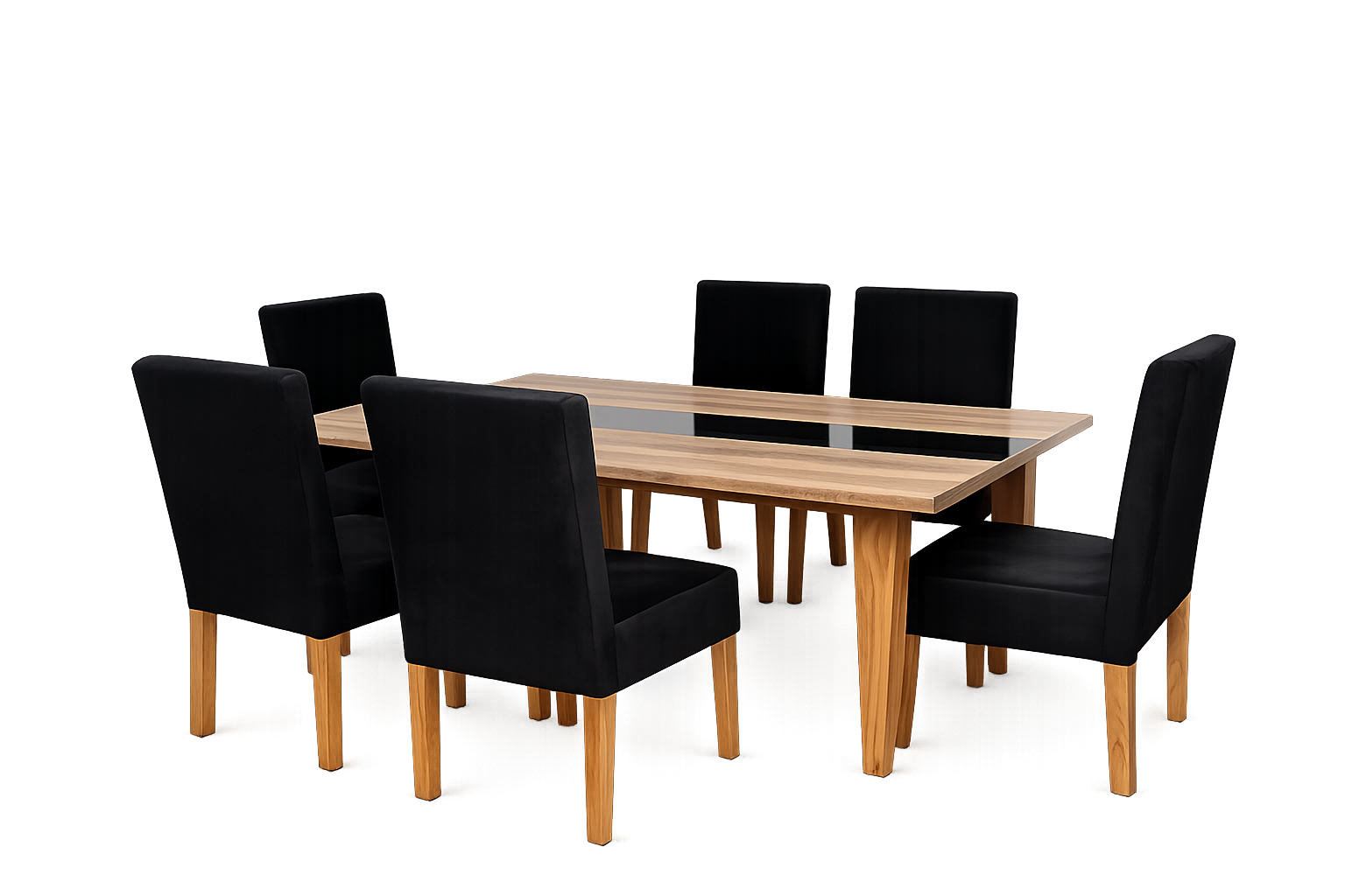 Zahar Dining Set - Studio shot