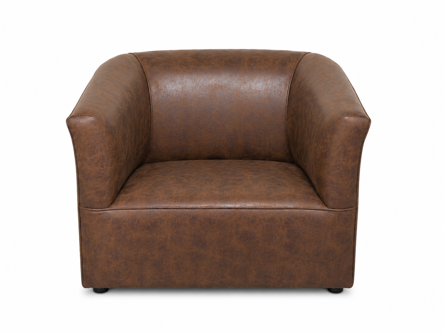 Prince Tub Chair - Buffalo Brown - Studio shot