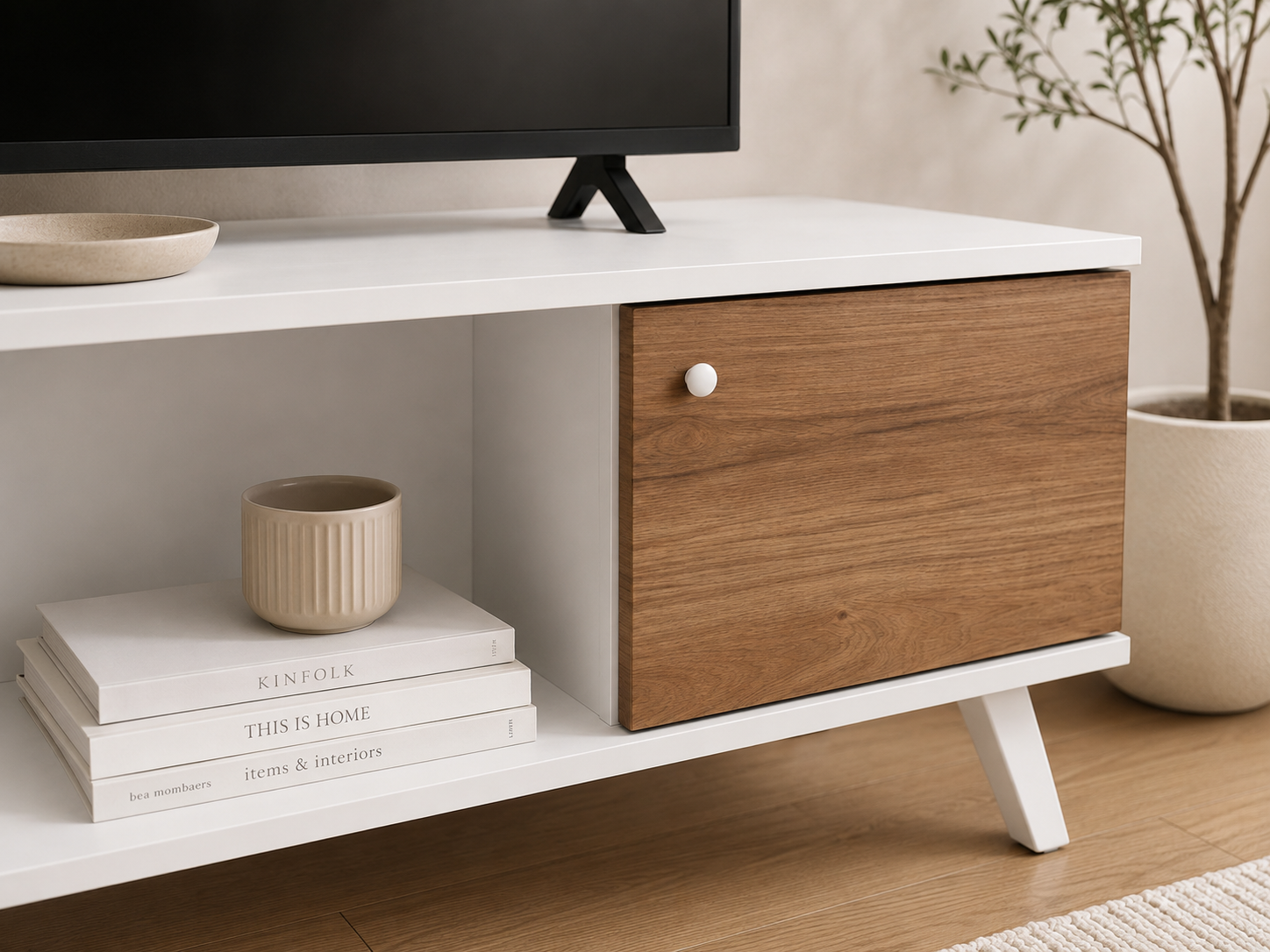 Madrid TV Stand - Close up