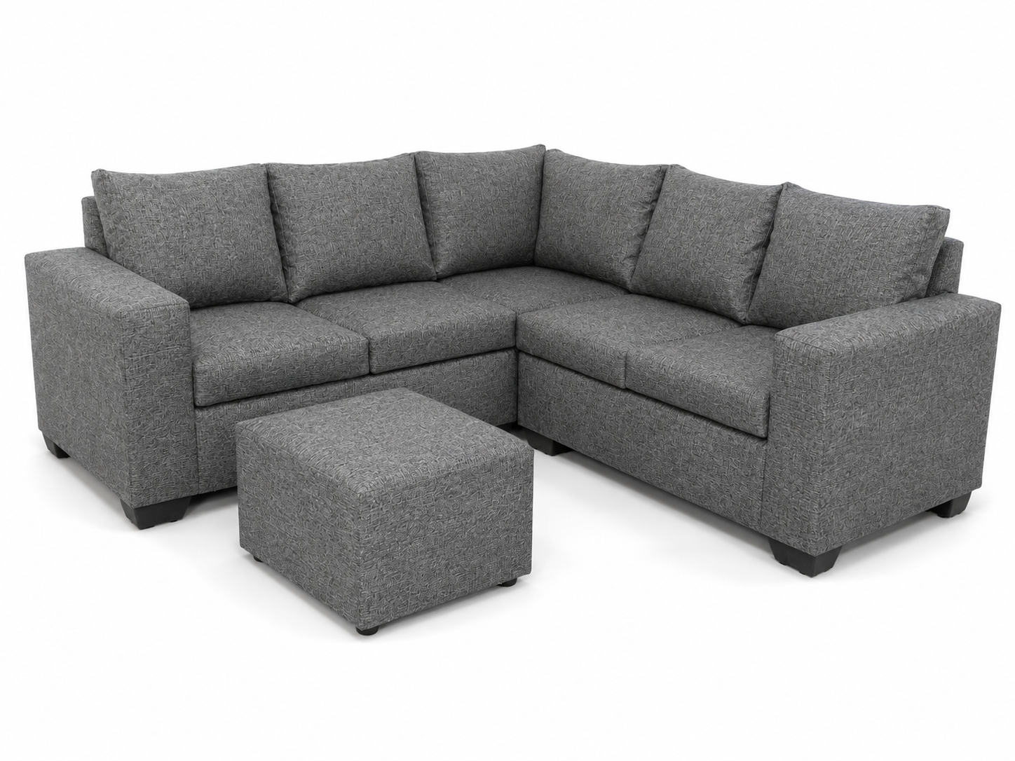 Jenny Corner Sofa - Charcoal - Studio shot
