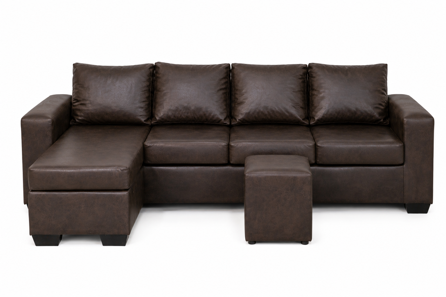 Jojo 4 Seater Sofa - Buffalo Brown - Studio shot
