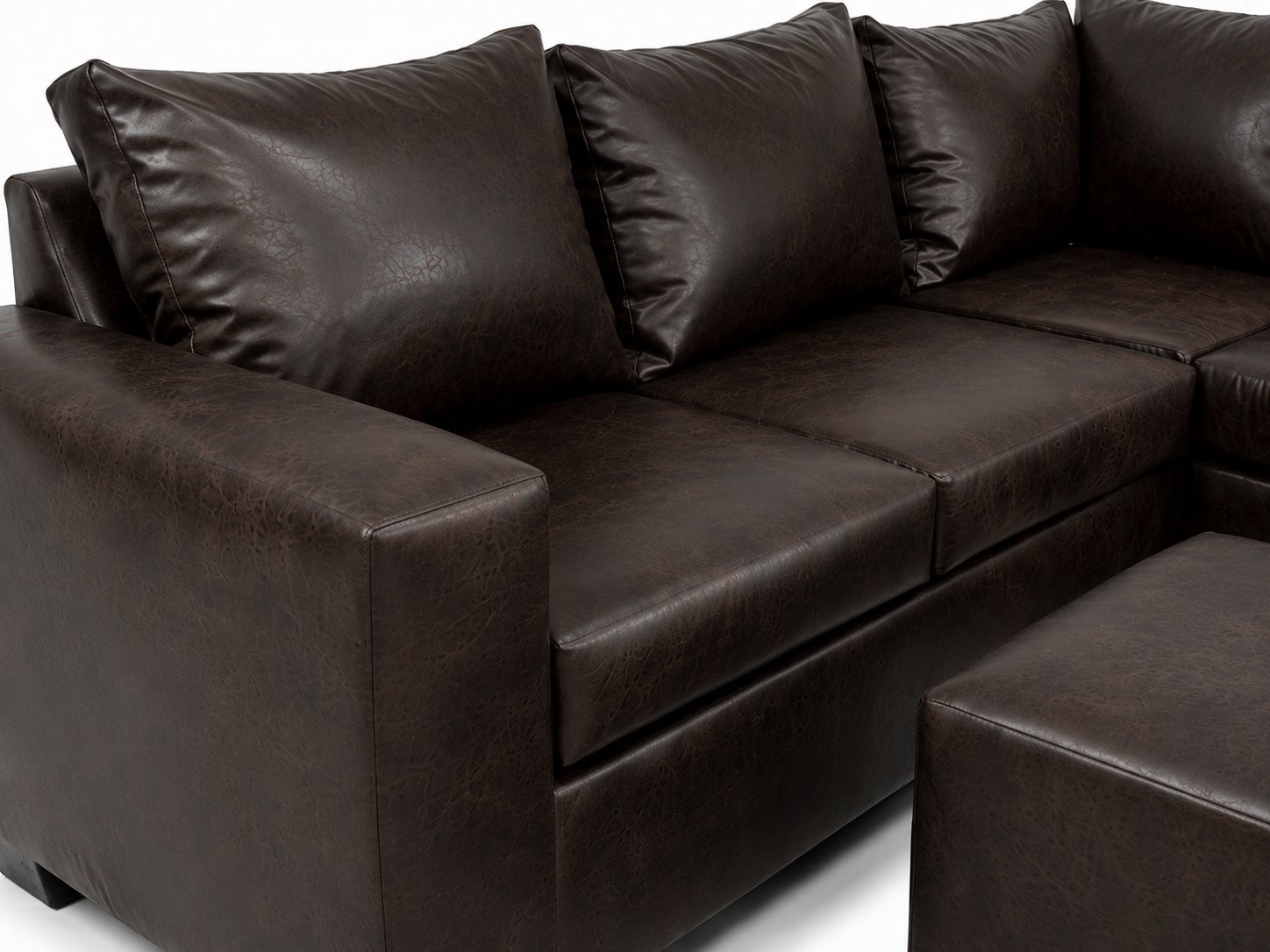 Jenny Corner Sofa - Buffalo Brown - Close up