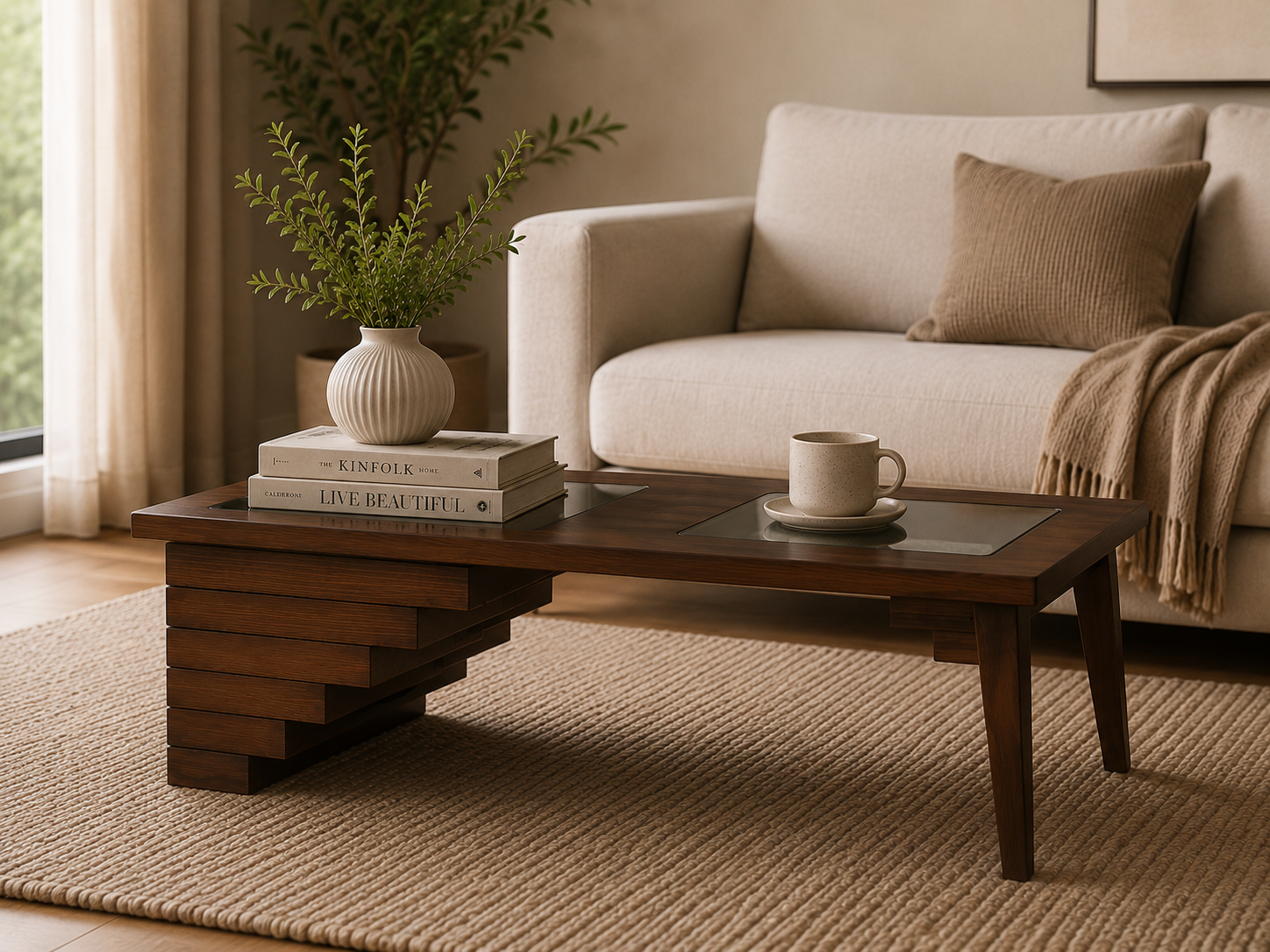Bodrum Coffee Table - Side view