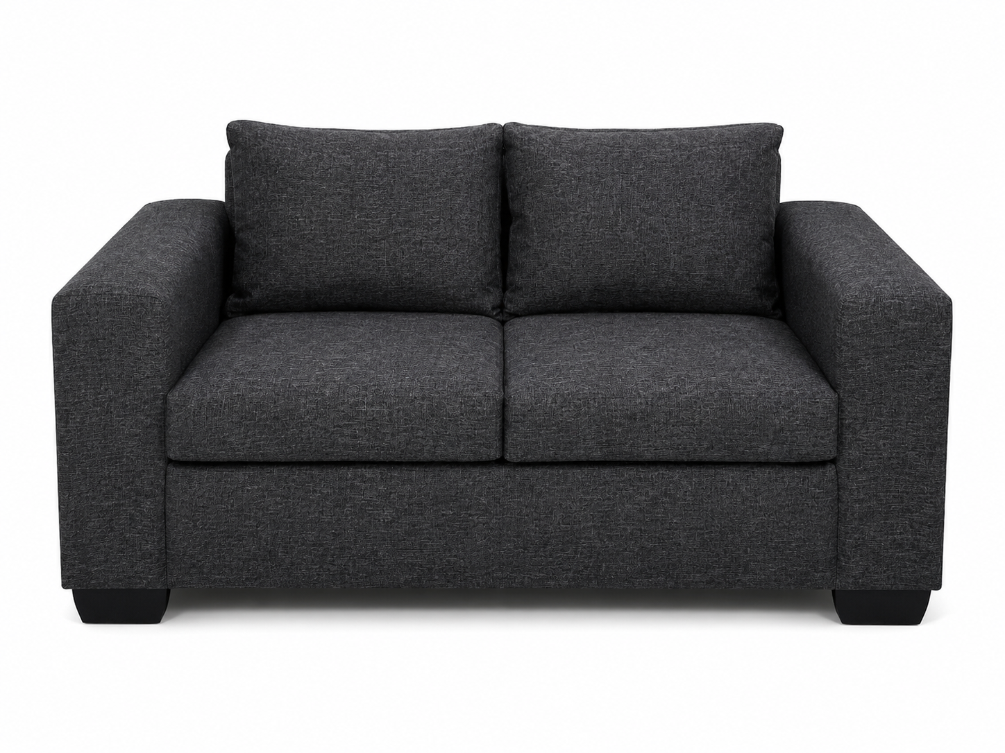 Dimension 2 Seater Sofa - Charcoal - Front view