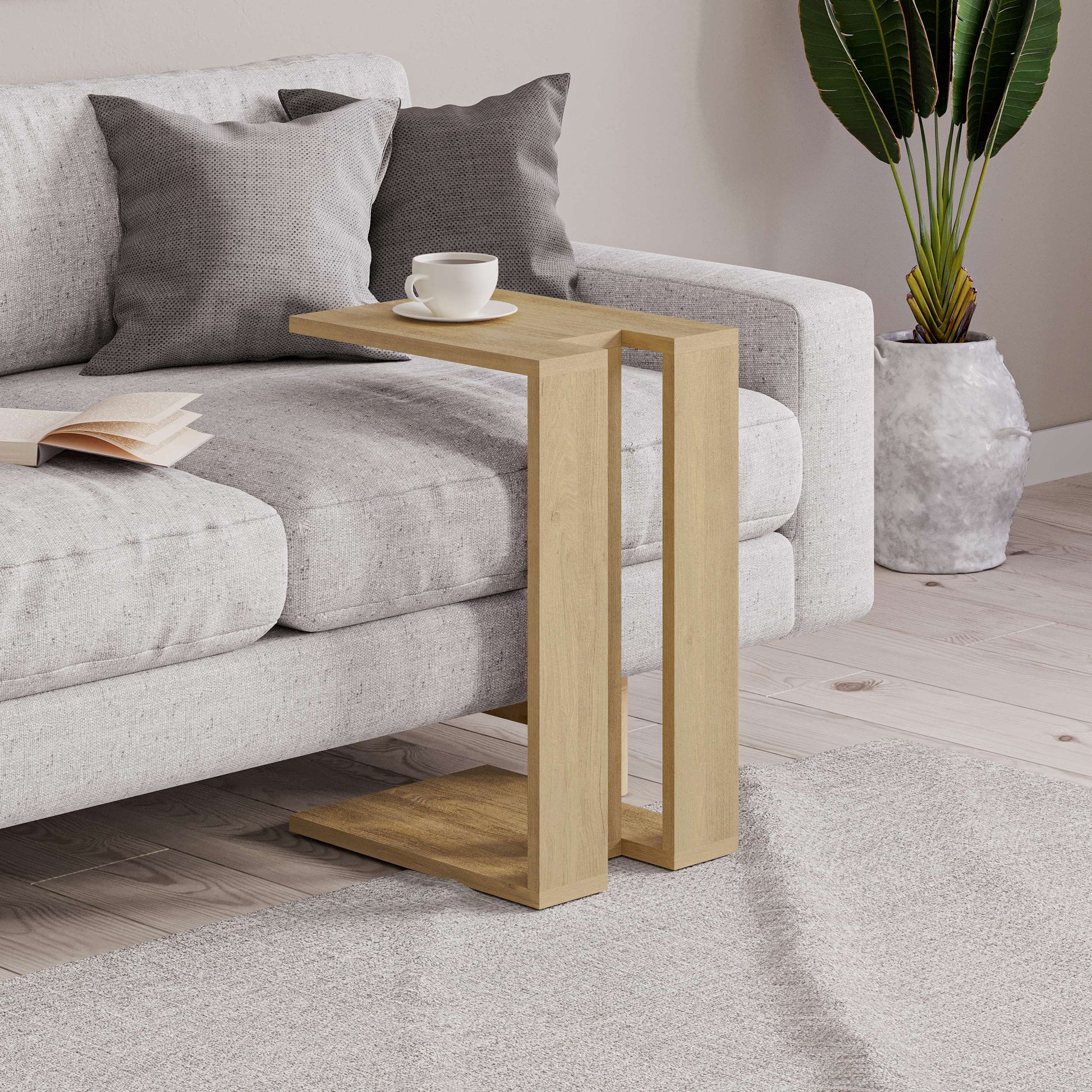 Muju Side Table - Oak - 3
