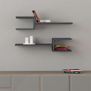 Fork Wall Shelf - Anthracide