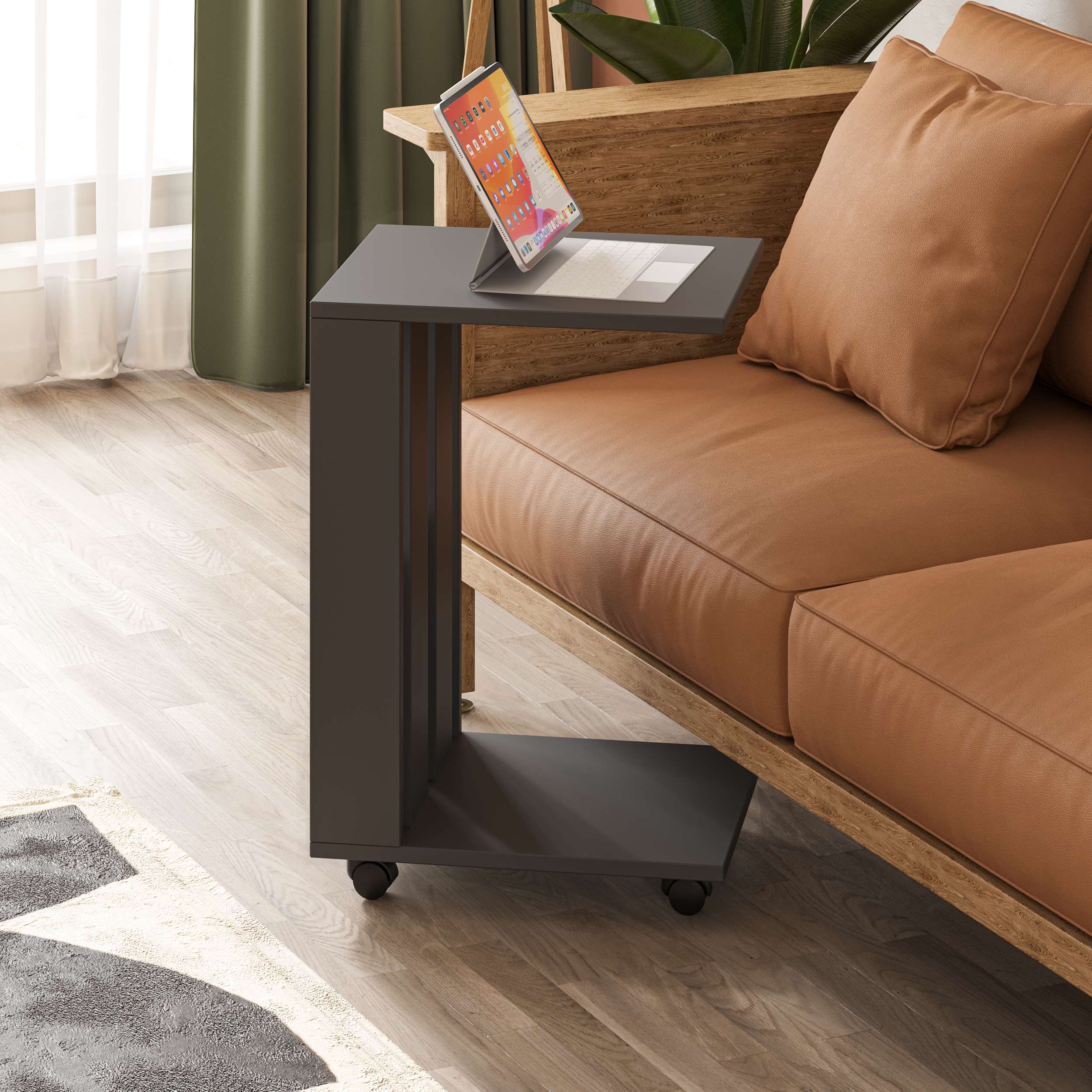 Edi Side Table - Anthracite - 1