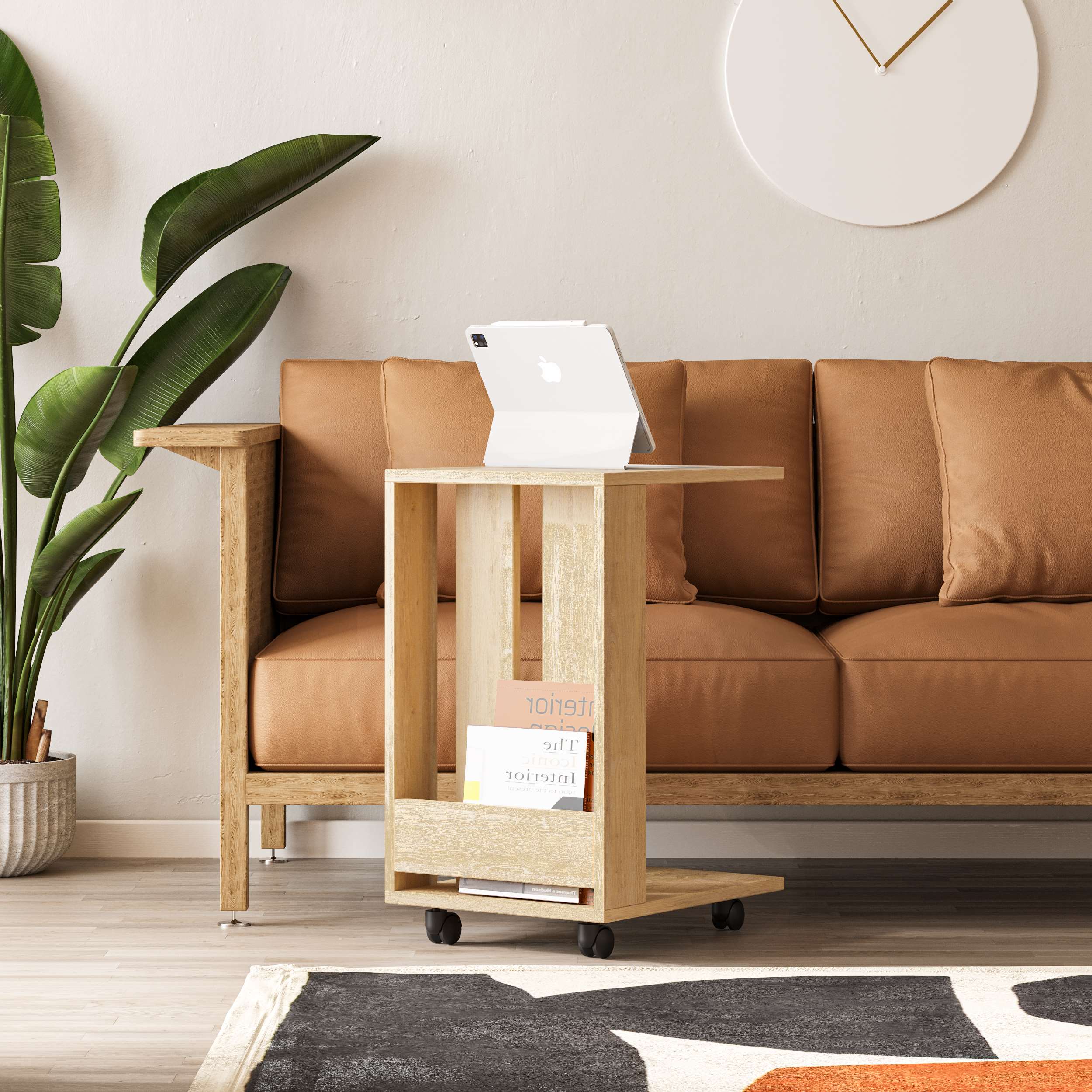 Edi Side Table - Oak - 2