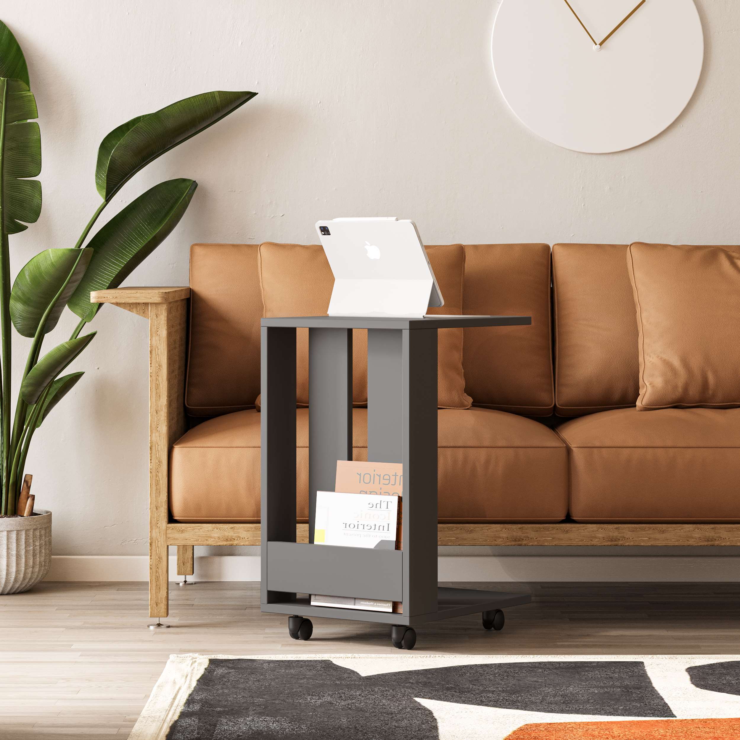 Edi Side Table - Anthracite - 2