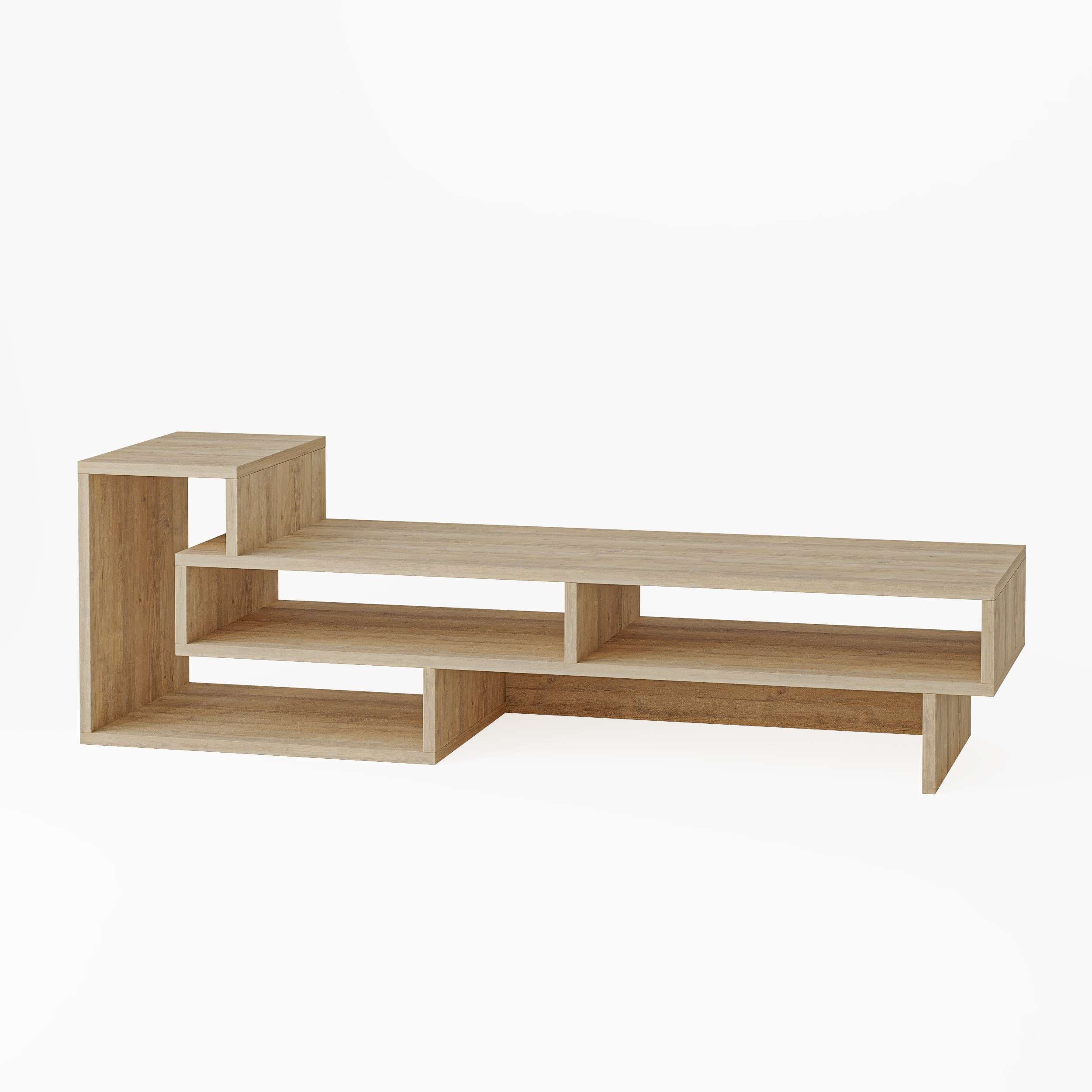 Tetra TV Stand - Oak - 5