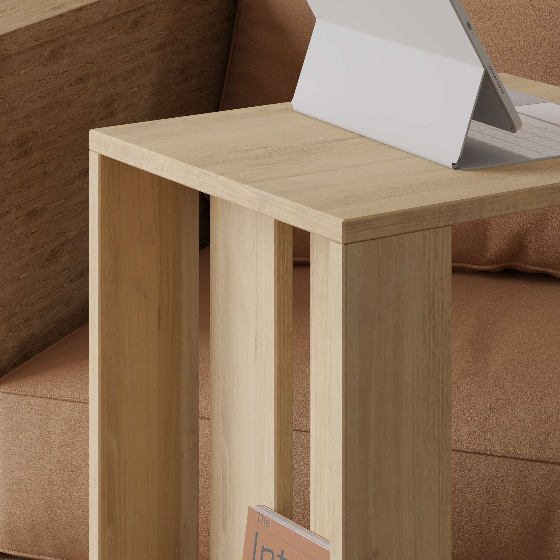 Edi Side Table - Oak - 3