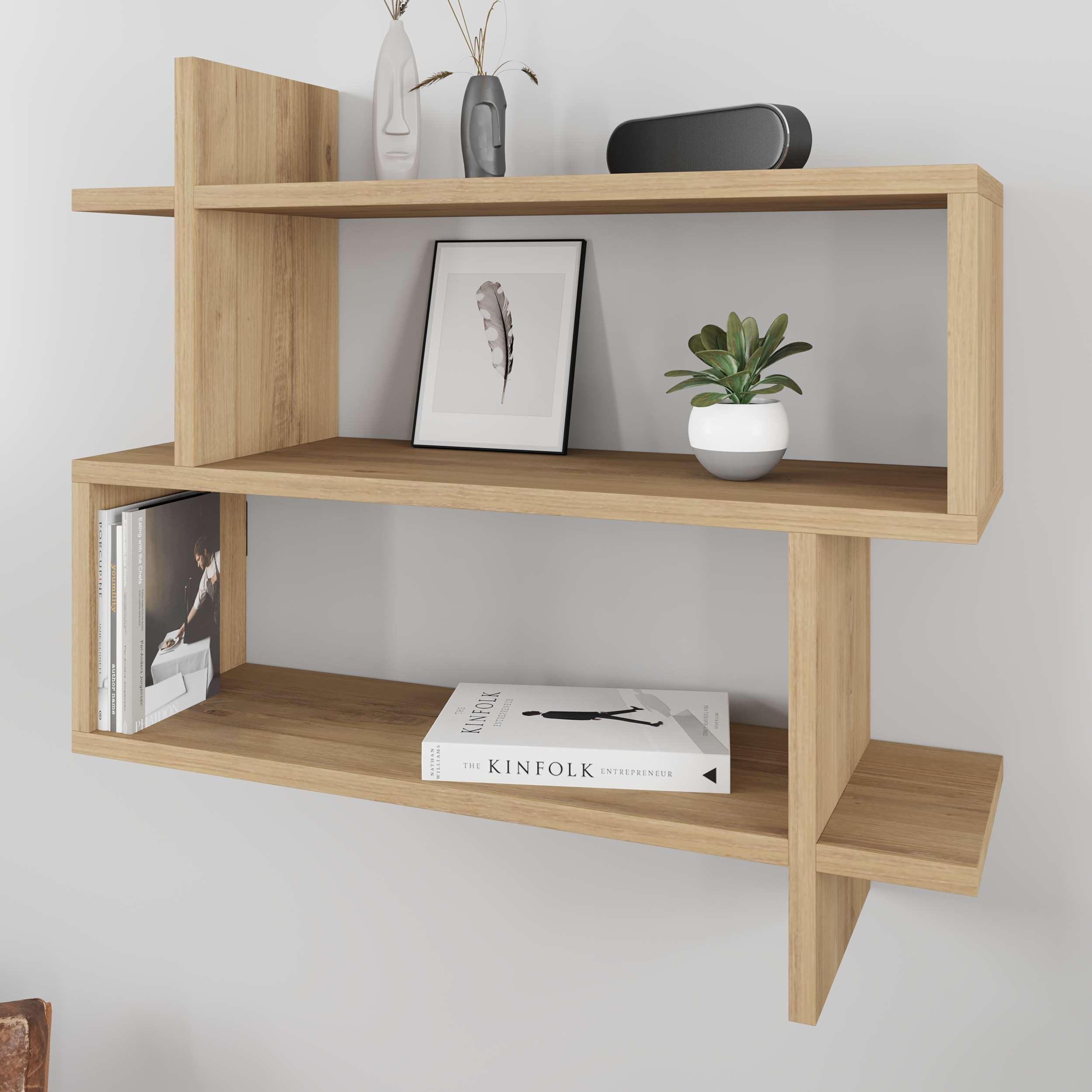 Parallel Wall Shelf - Oak